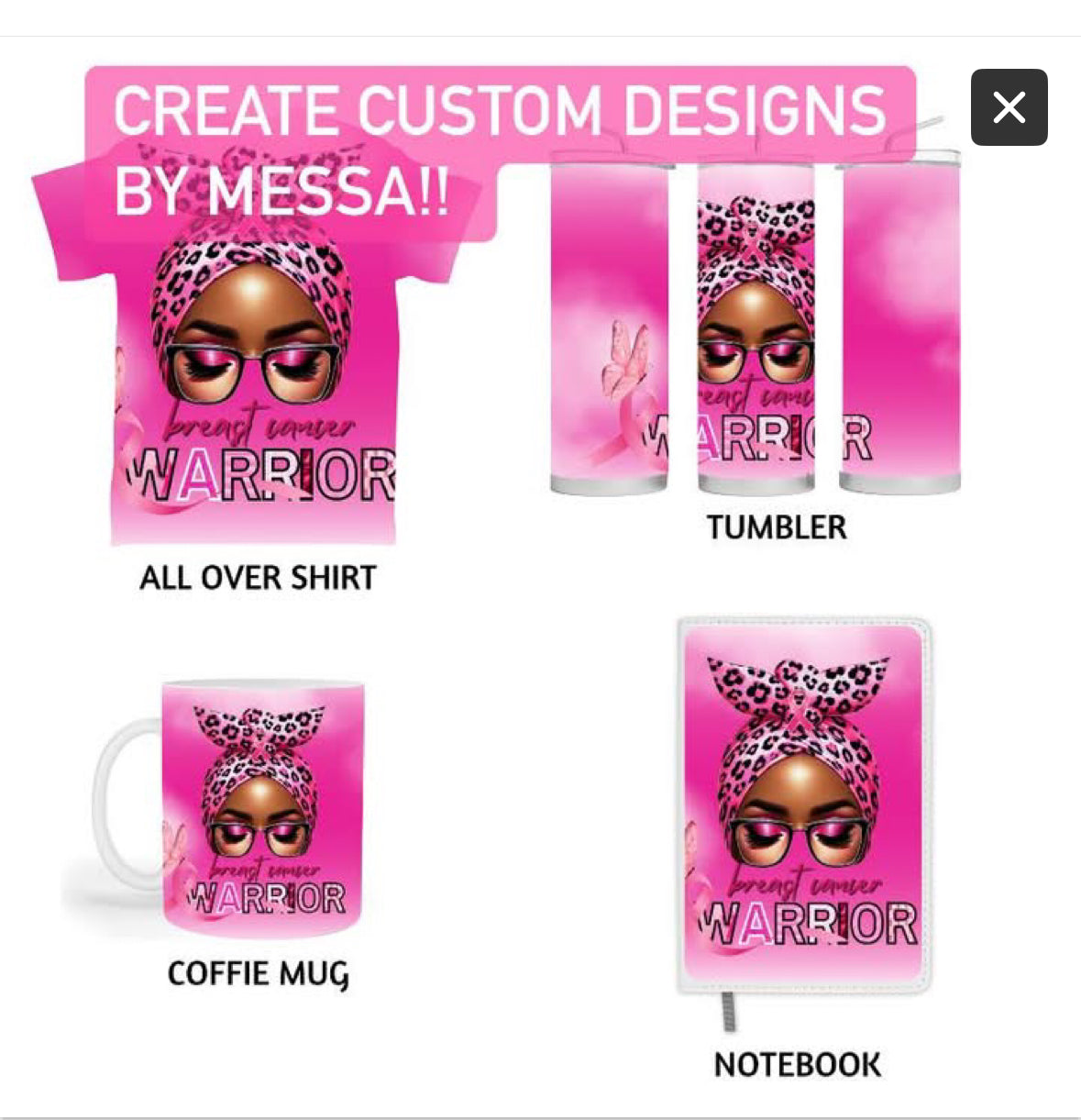 Breast cancer survivor items