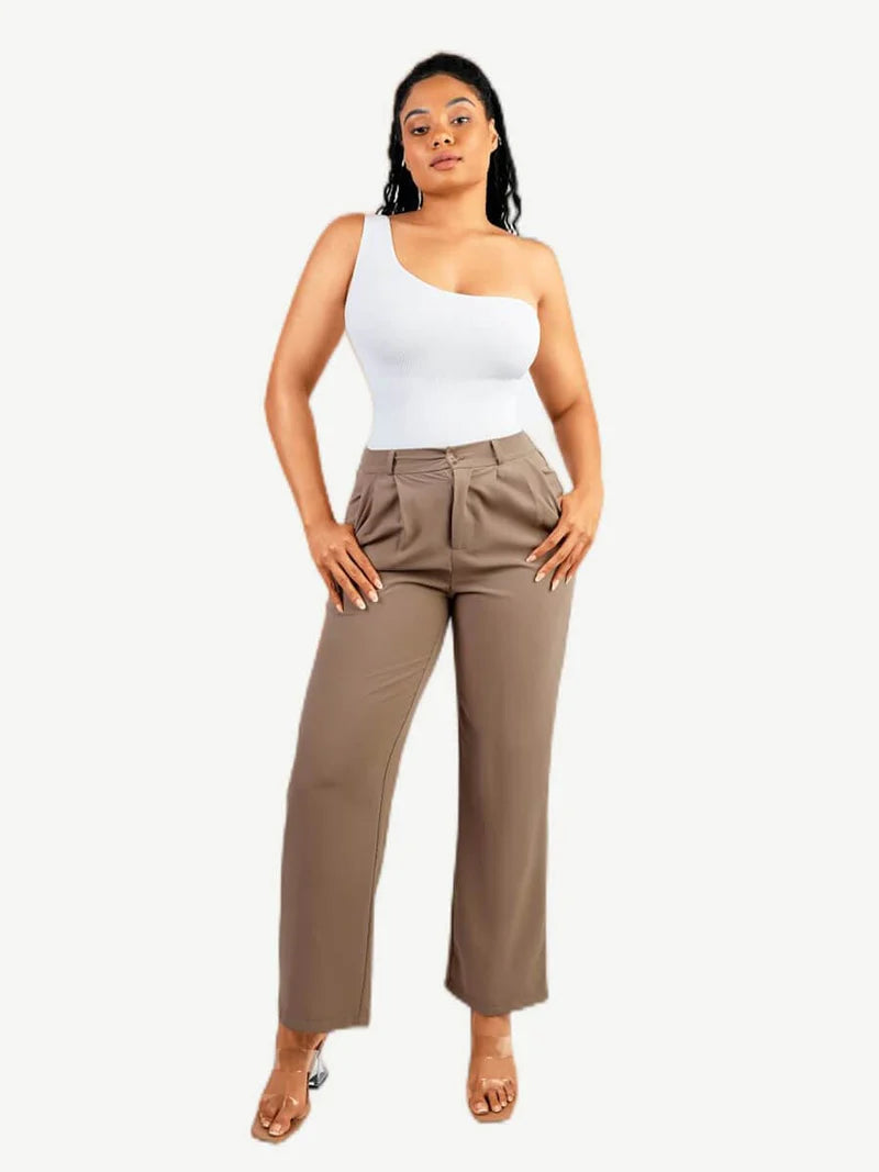 One shoulder bodysuit
