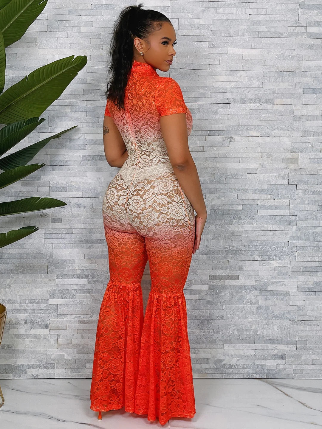 Springtime ombré jumpsuit