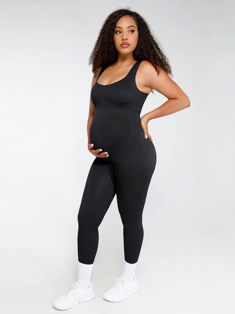Maternity Back lifting abdominal support jumpsuit