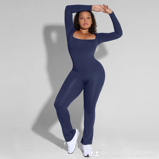 Seamless shape wear jumpsuit