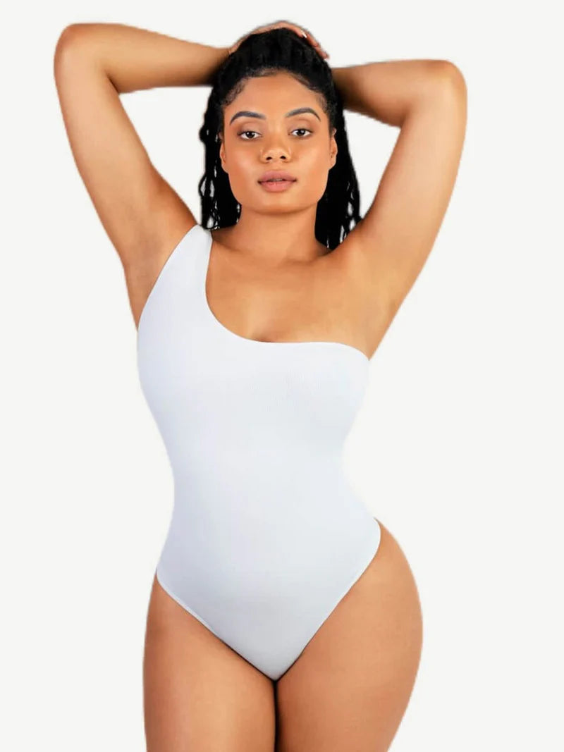 One shoulder bodysuit