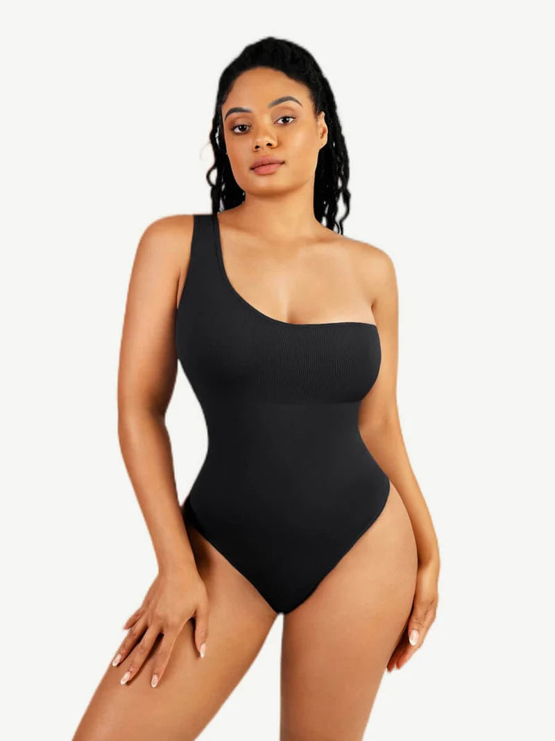 One shoulder bodysuit