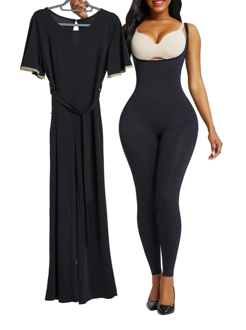 Seamless compression jumpsuit