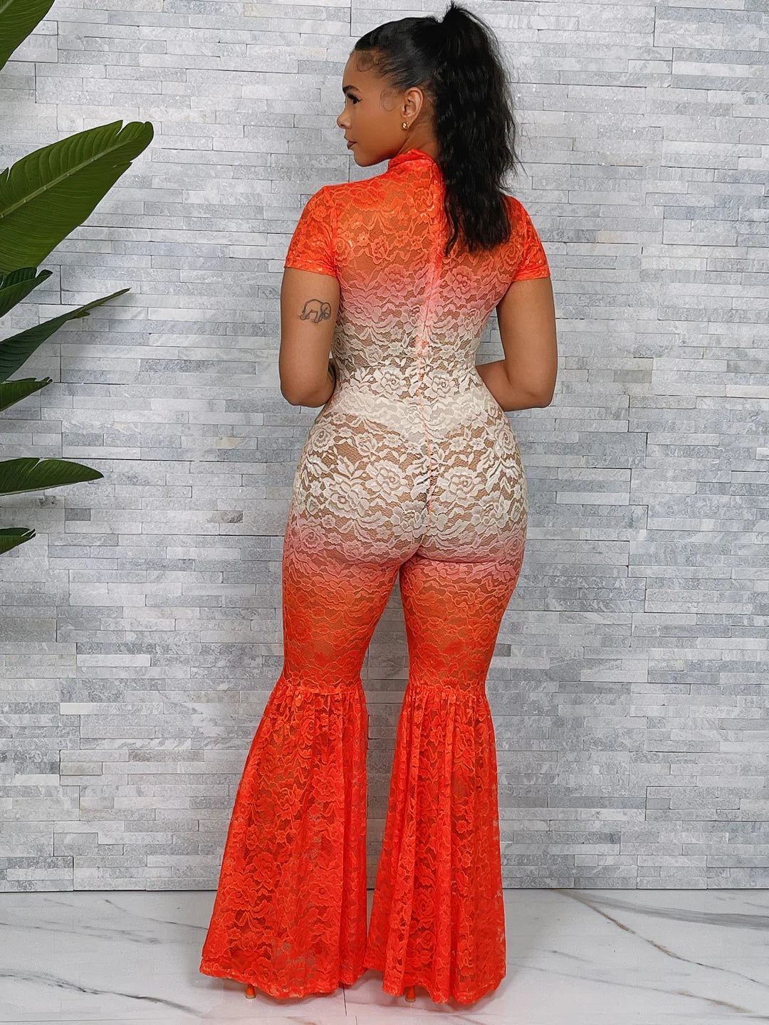 Springtime ombré jumpsuit